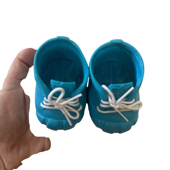 Cabbage Patch Kids 1980s WEEBOK Hi Top Shoes Blue NO Word - Picture 3 of 5